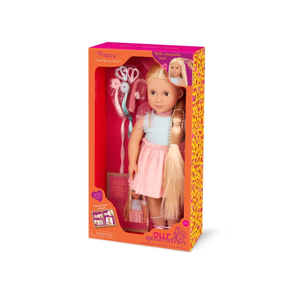 Our Generation Poppy Fashion Doll Playset - 18-inch Blonde Hair Ages 3+