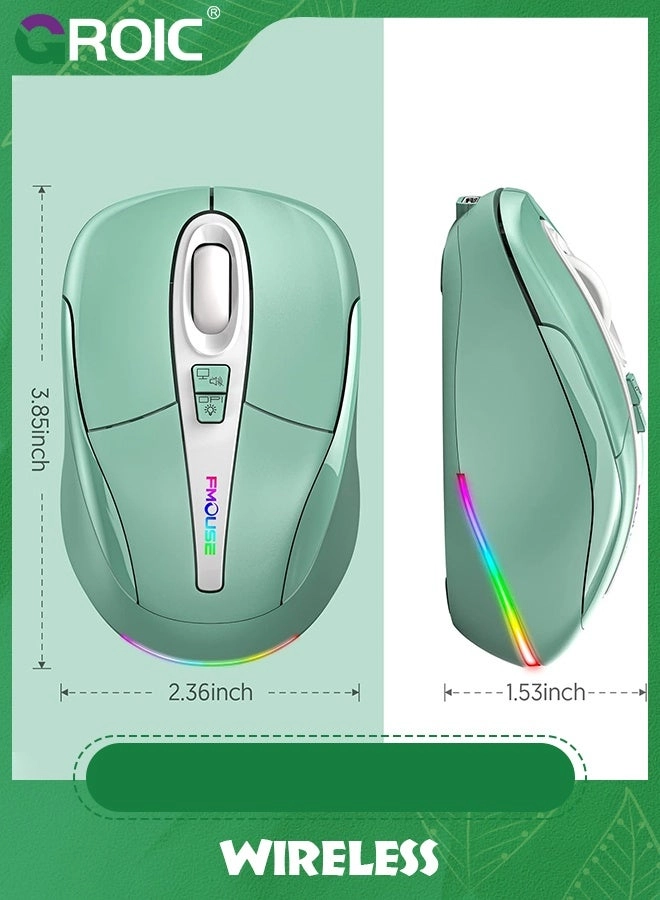 LED Slim Silent Mouse - Wireless