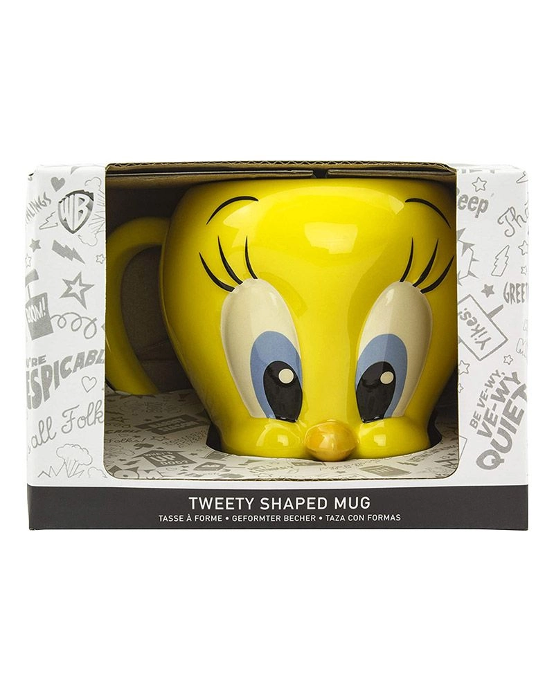Warner Bros Tweety Shaped Mug - Looney Tunes