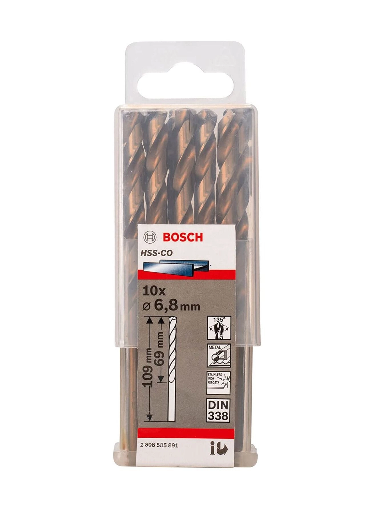 Metal Drill Bits - Hss-Co 3.0 mm