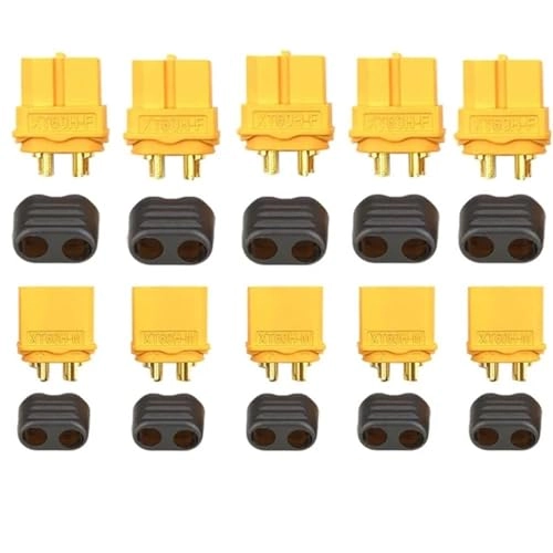 2 Pin Male and Female Connector - 10PCS 3.7V 51005 RC Drone Compatibility