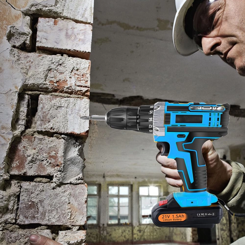 Cordless Drill Driver - 21V Kit