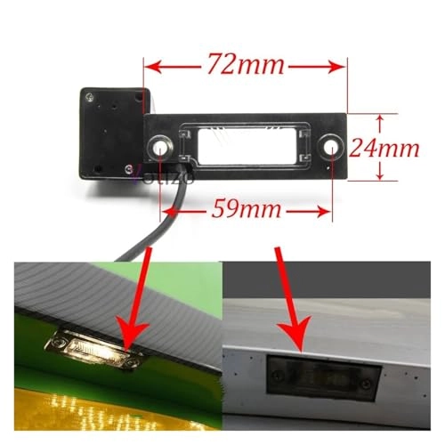 Rear View Camera - Night vision Universal RCA Connector 720P