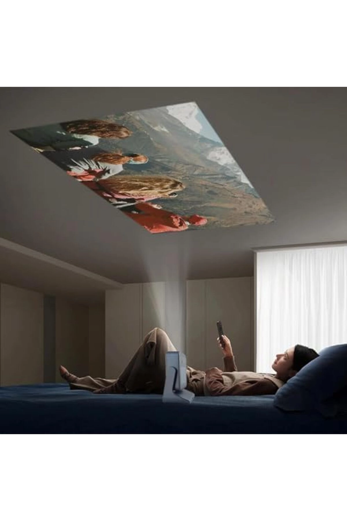 Mini Projector - 400 ANSI lumens 1080P Full HD