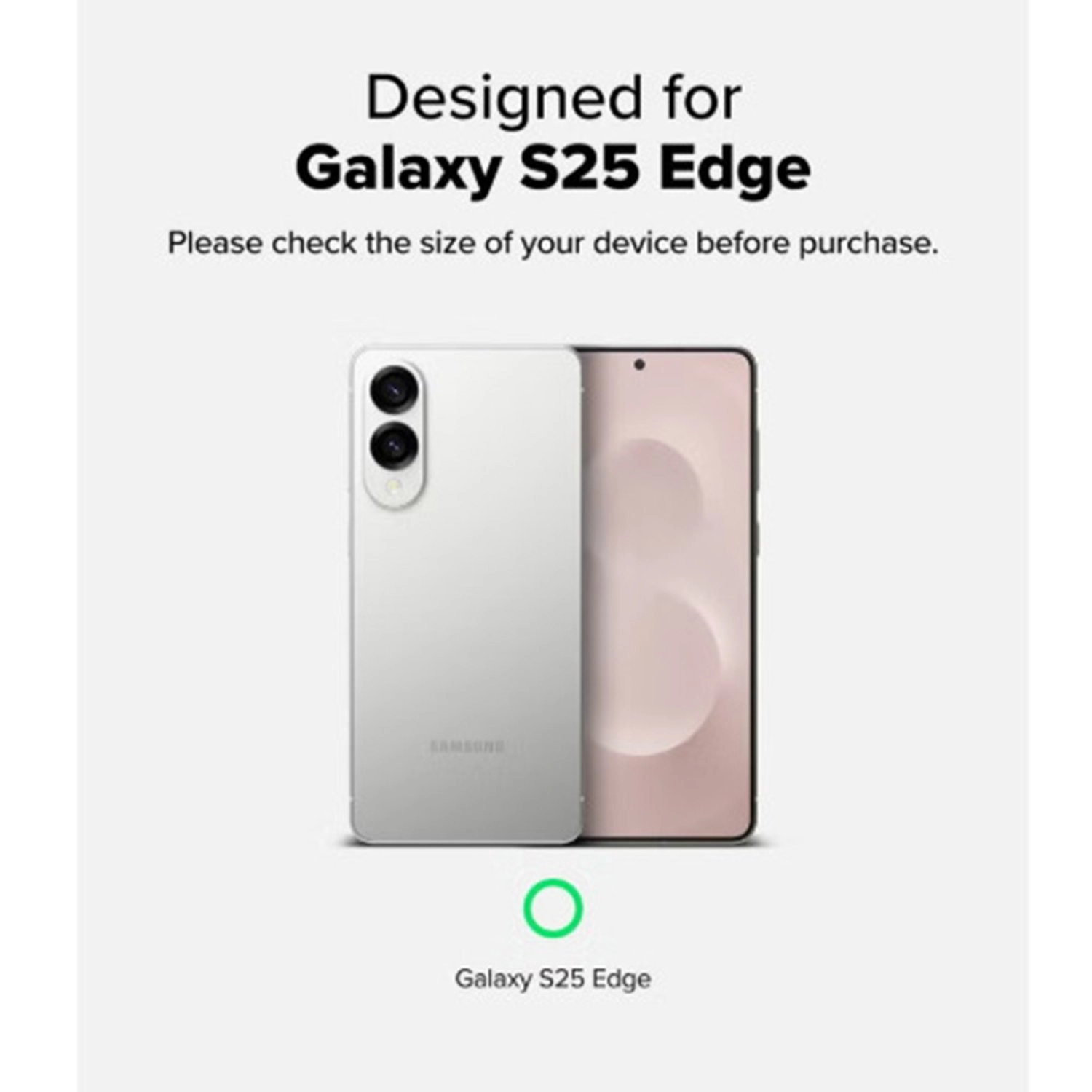 Lens Protector Samsung Galaxy S25 Edge - Sapphire Glass Anti-Glare Case-Friendly