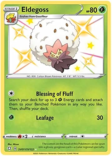 Pokémon Eldegoss SV011/SV122 - English + Toploader