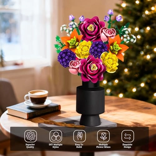 Flower Bouquet Building Set - 920PCs