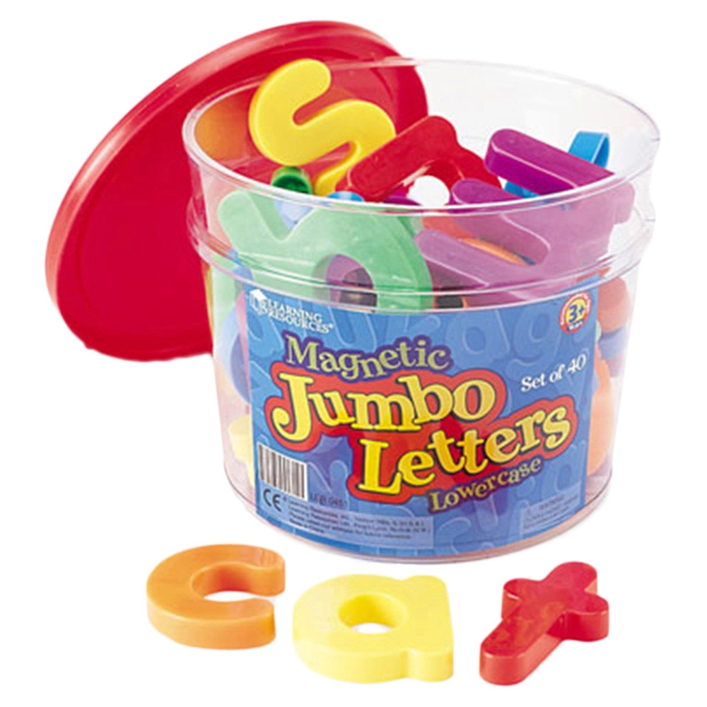 Jumbo Lowercase Magnetic Letters - 3 years & above 40 pieces