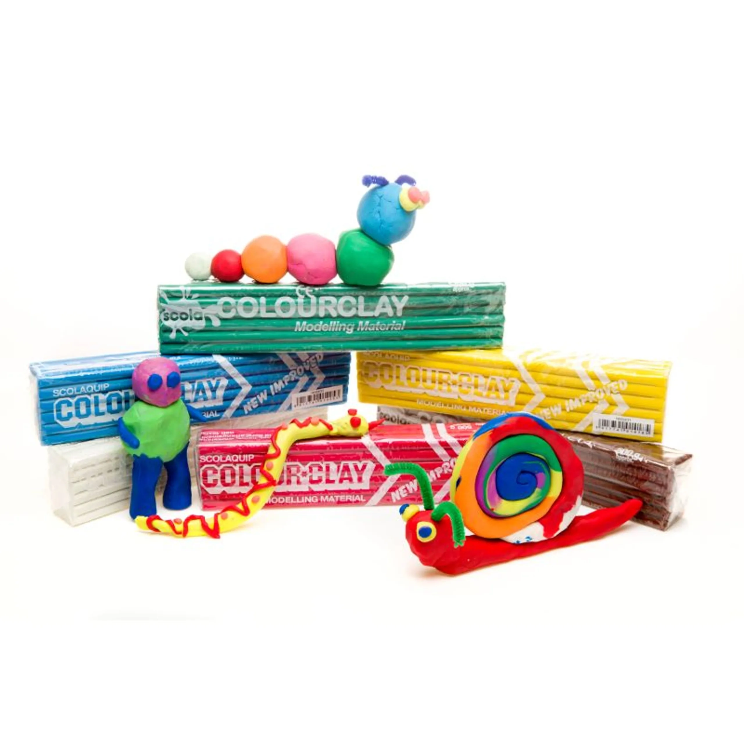 Scola Colour Clay Bars - 3kg 6pcs.