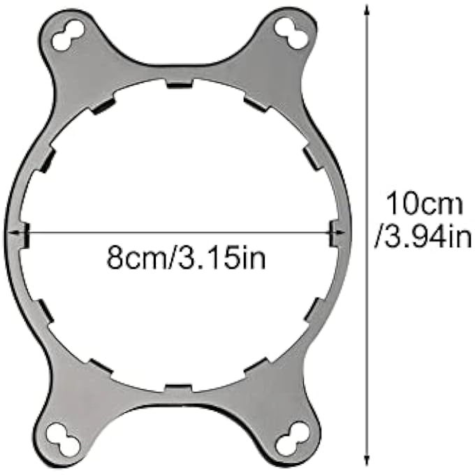 COOL WATER SERIES + CPU COOLING FANS BRACKET + ACCESSORIES KIT + MOUNTING HEATSINK HOLDER BACK PLATE