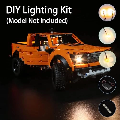 LED Light Kit for LEGO 42126 F-150 Raptor - Plastic