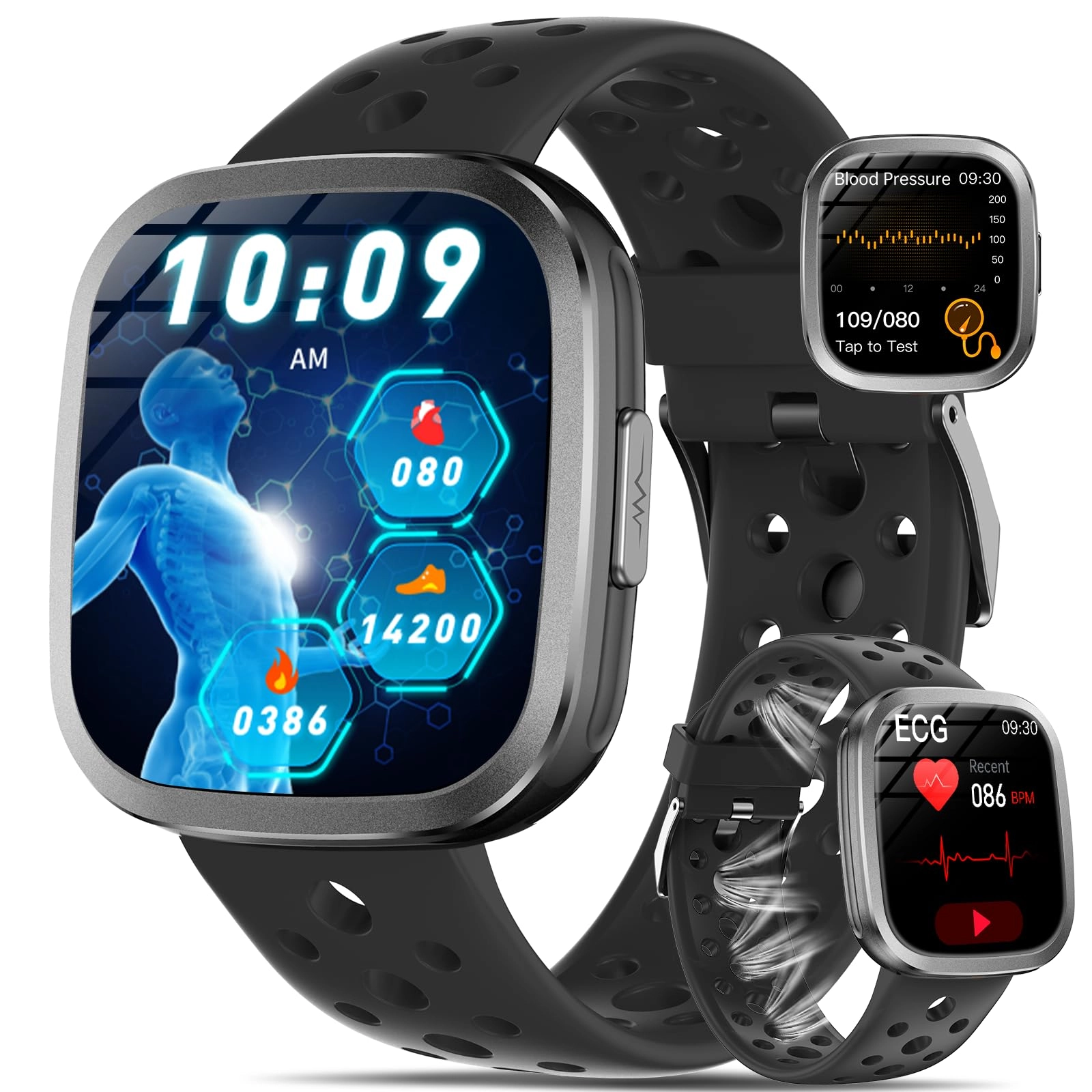 ShenZhenShiJinBoErKeJiYouXianGongSi Smart Watch - 1.72 Inches ECG HRV