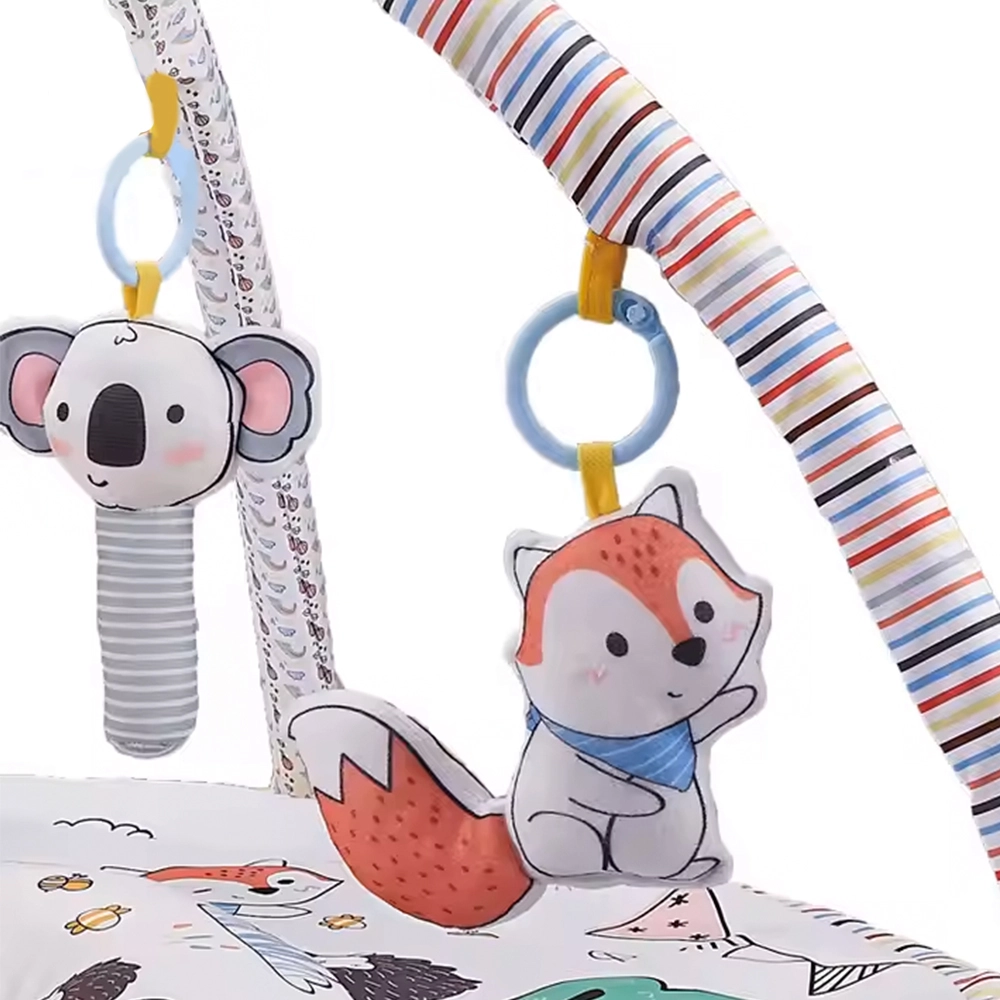 Oval Jungle Friends Playmat - 0 month