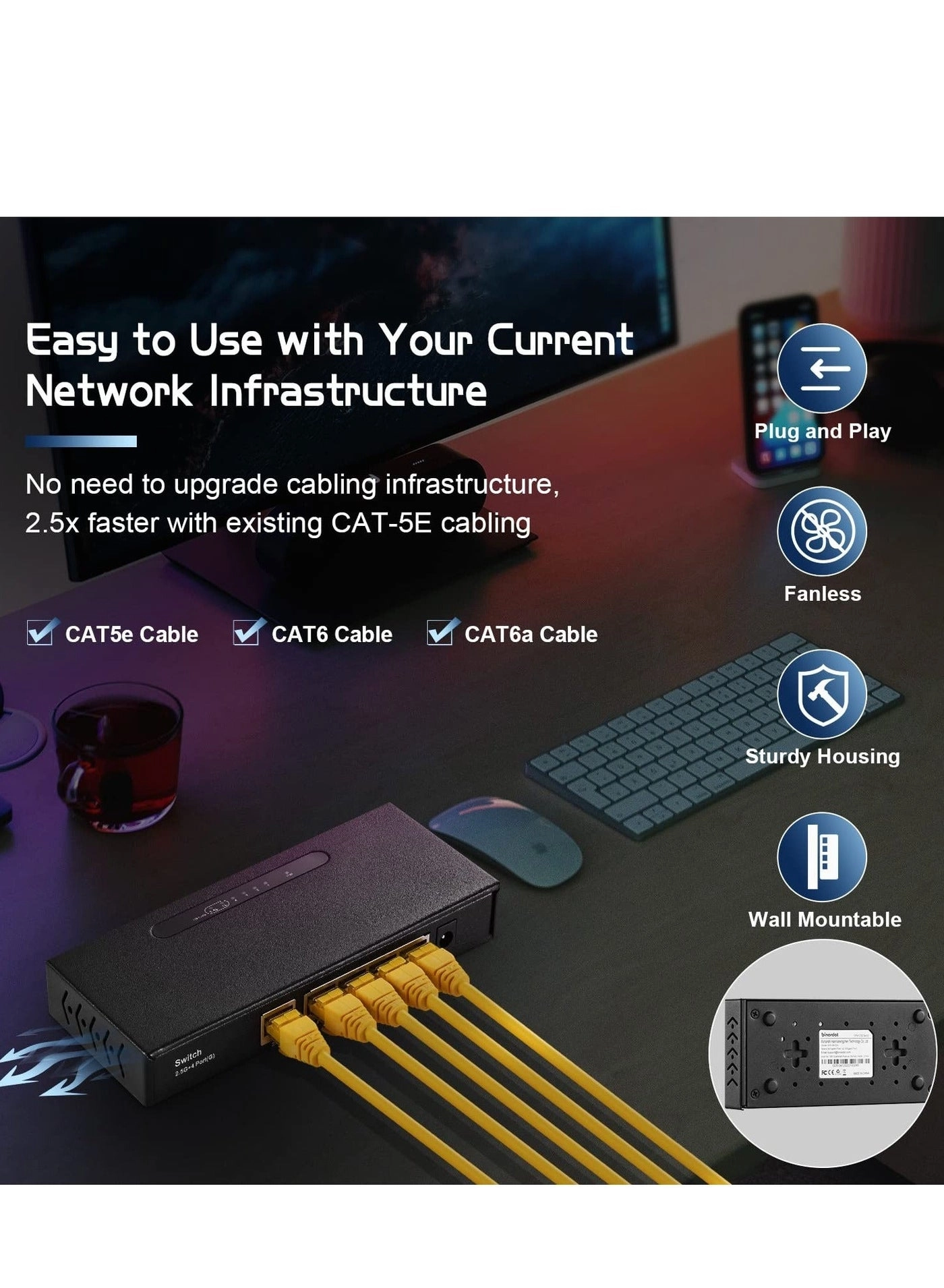 Ethernet Switch 5-ports