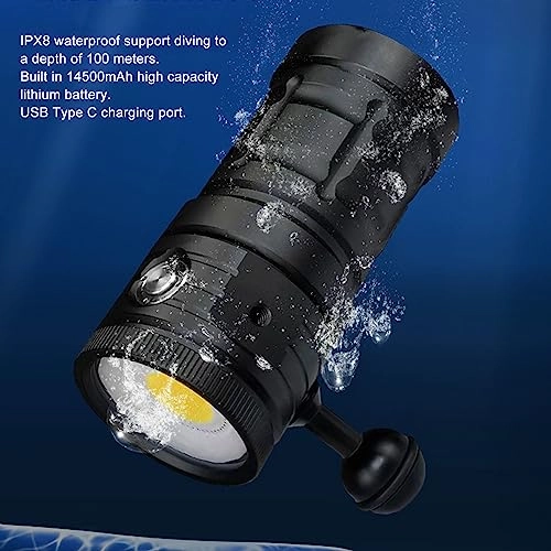 Diving Flashlight Rechargeable (10000lm)