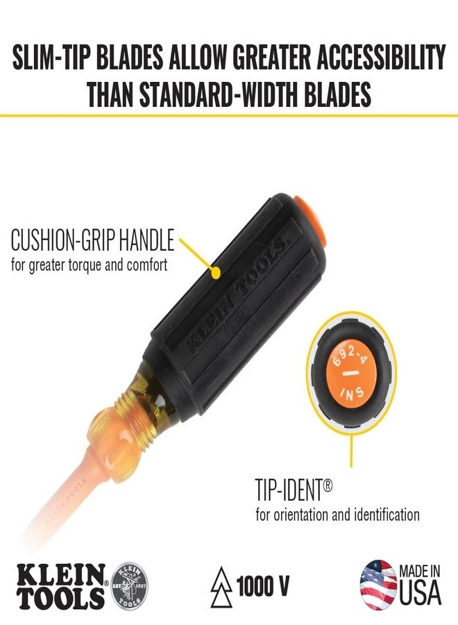 94130 Insulated 1000V Slotted and Phillips Screwdriver Set