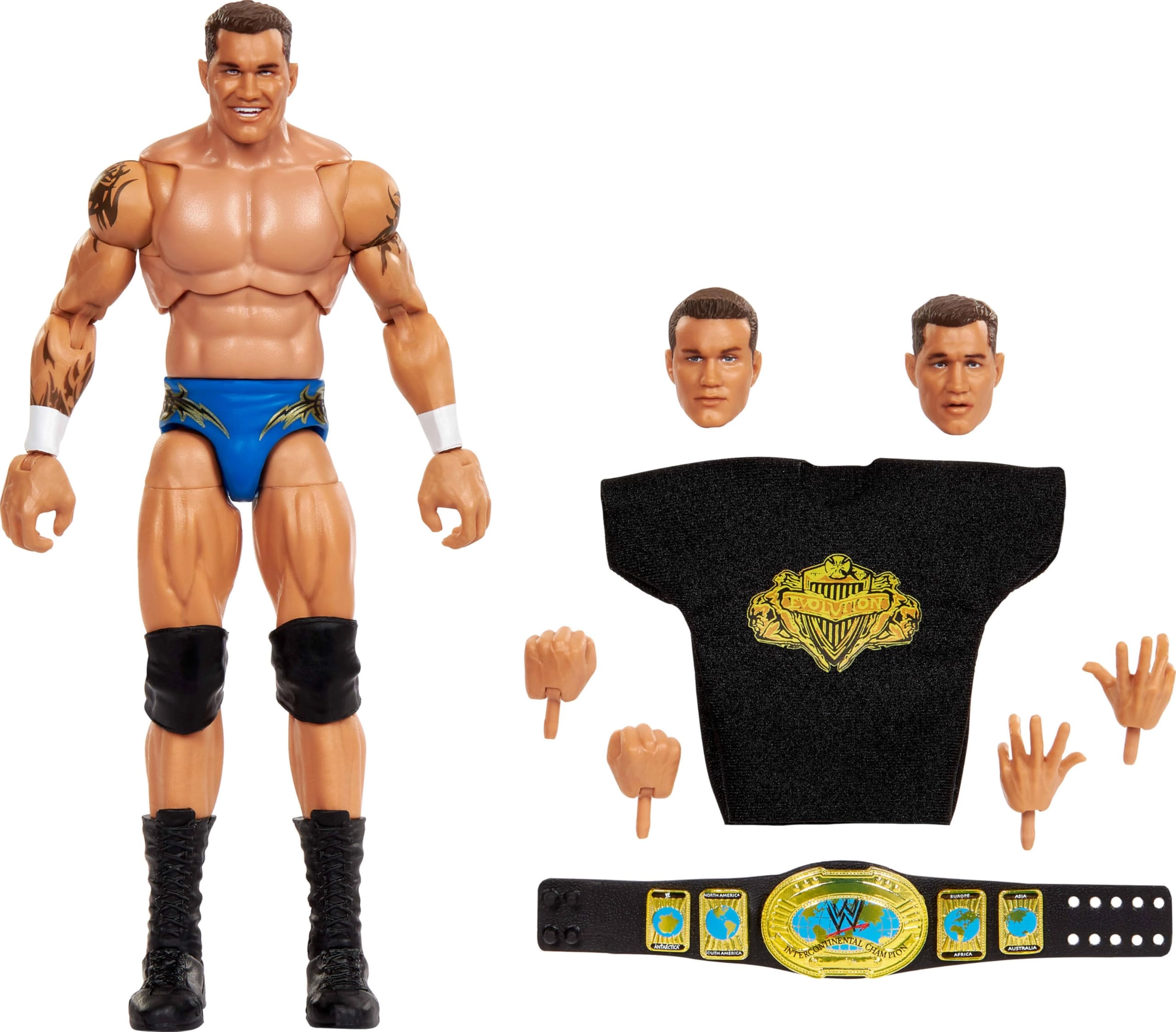 Mattel Randy Orton - WWE - WWE Ultimate Edition Randy Orton - 11 pieces 1 piece (JCX43)