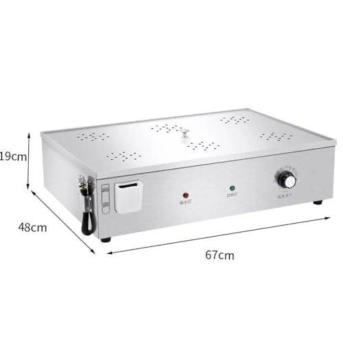 Electric Steamer - Four-Hole 30-110°C Stainless Steel