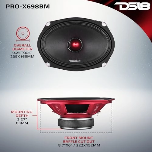 PRO-X698BM - 6x9 Surround Sound