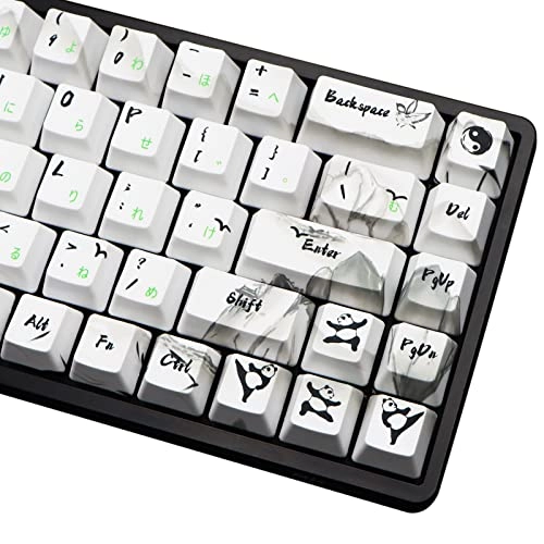 Keycaps Ink Panda - 68pcs
