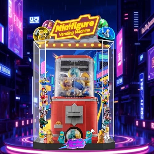 Acrylic Display Box for LEGO 21358 Gachapon Machine Kit - 3mm thickness