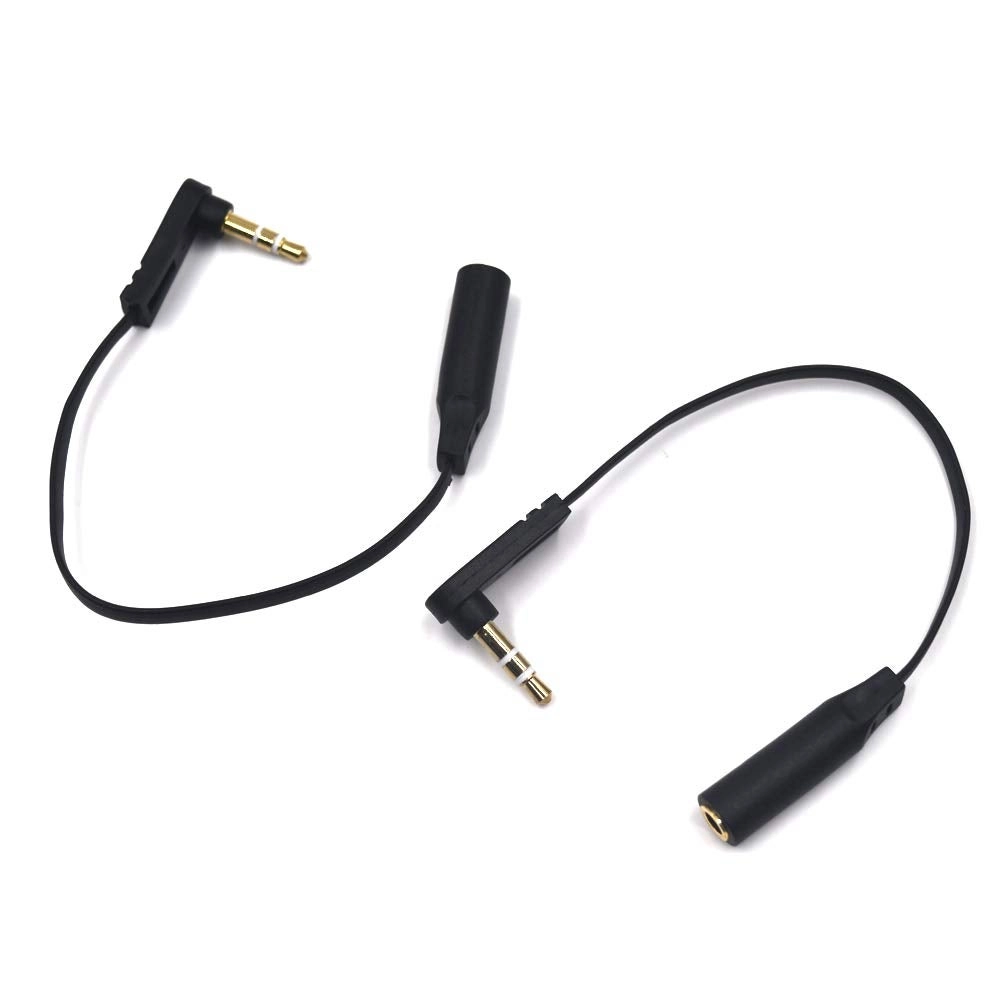 3.5mm TRS Jack Audio Flat Cable - 15cm Pack