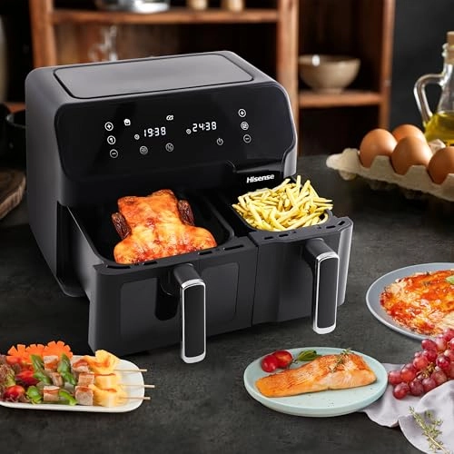 Air Fryer H09AFBK2S5 - Dual Cooking Zone; 8 Preset Programs; 360° Circulation