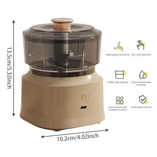 Mini Electric Chopper - 350ml USB Rechargeable