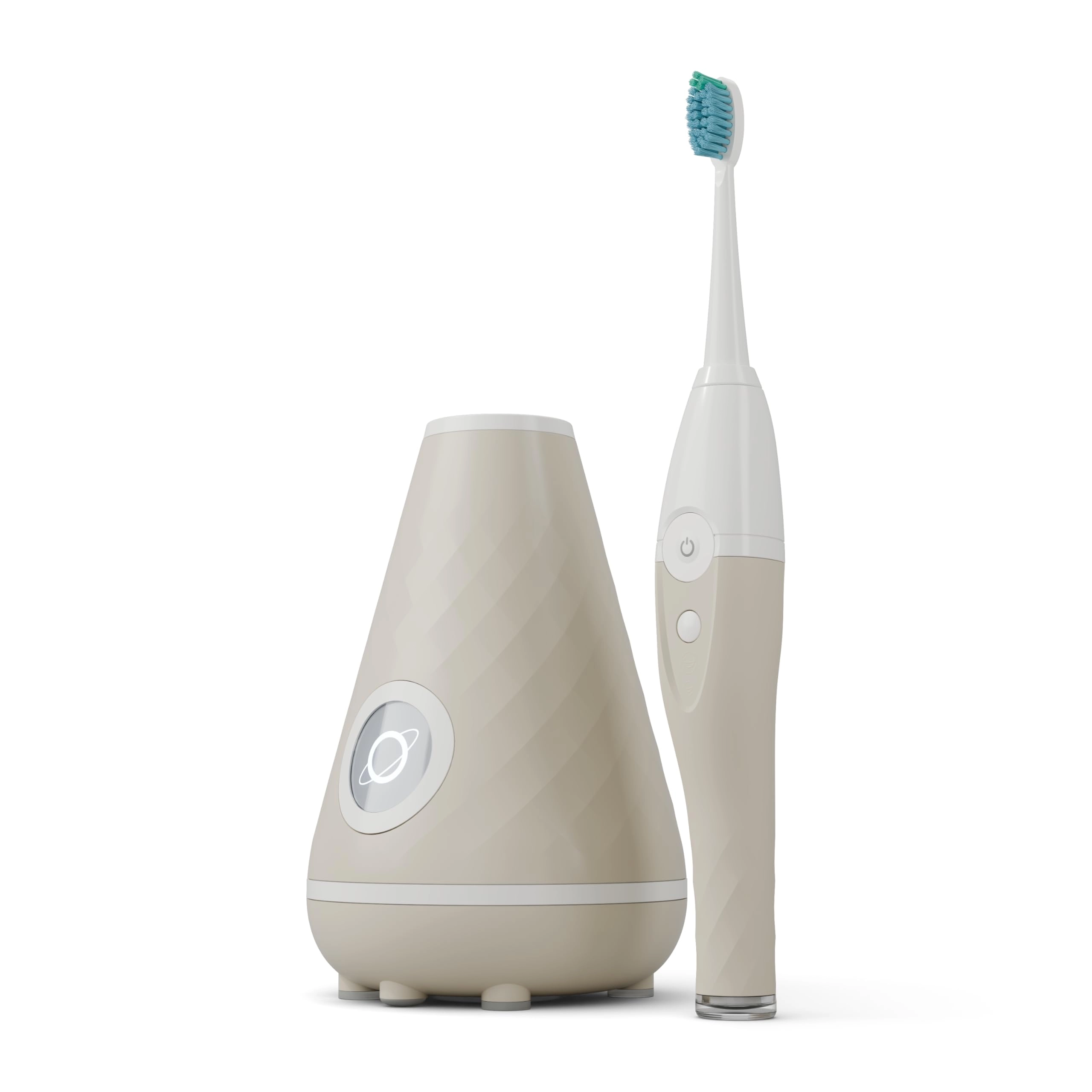 tao clean UV Sanitizing Sonic Toothbrush - Dual Speed Sandstone