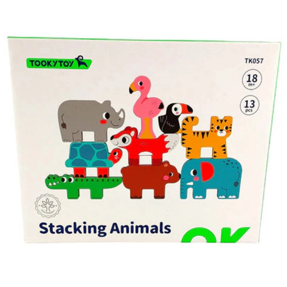 Stacking Animals - Suitable for 18 months & above 13pcs