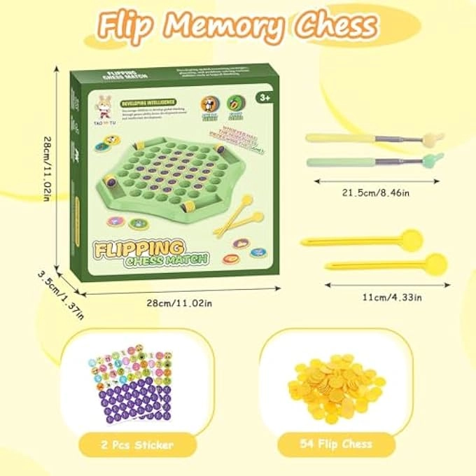 Fruit Flip Chess - Double-Sided Matching Board Memory and Strategy