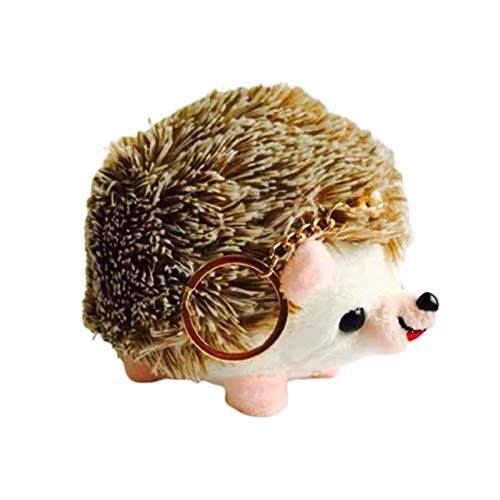 Hedgehog Mini Cute Cartoon 12 cm Plush - Hanging Keychain Light Green