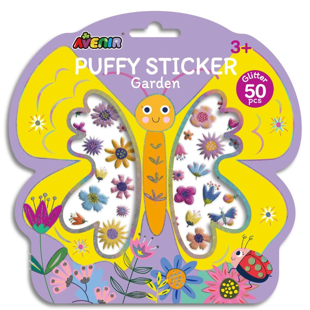 Avenir Garden Sticker Book Puffy 50 pcs