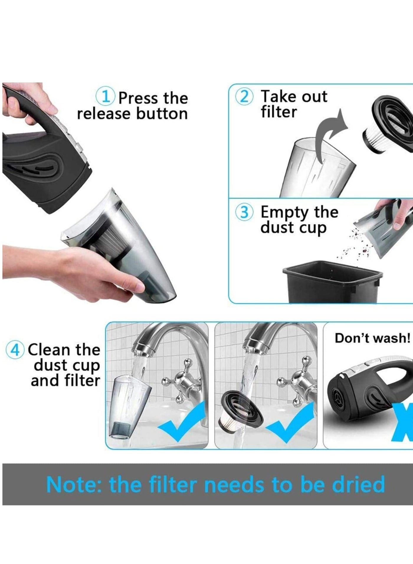 Handheld Vacuums - 2200mAh