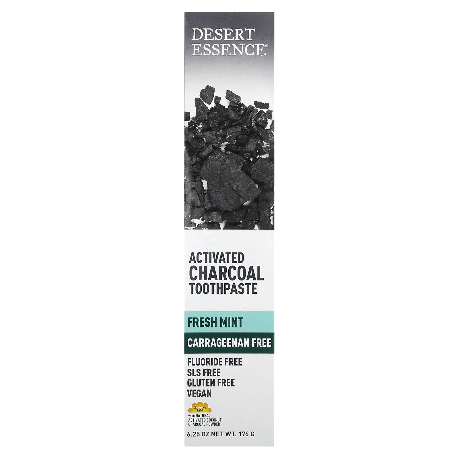 Activated Charcoal Fresh Mint Toothpaste 176 g
