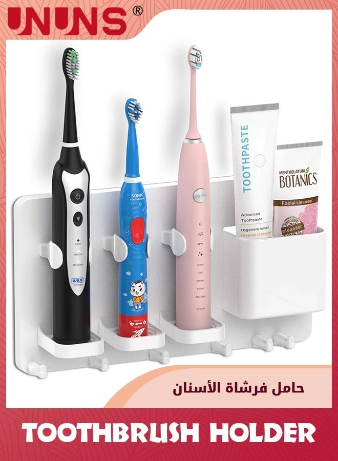 UNUNS Toothbrush Holder - Wall Mounted 3 slots