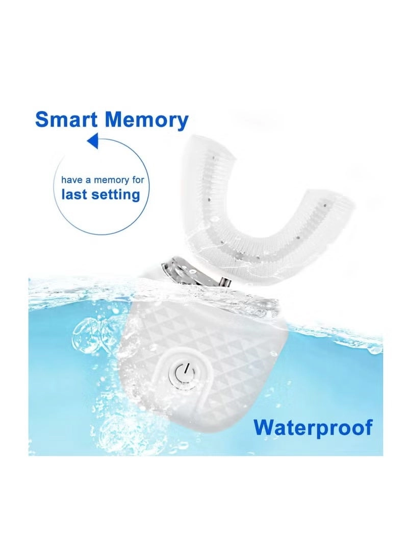 Ultrasonic Toothbrush - 360° Whole Mouth Cleaning IPX7 Waterproof