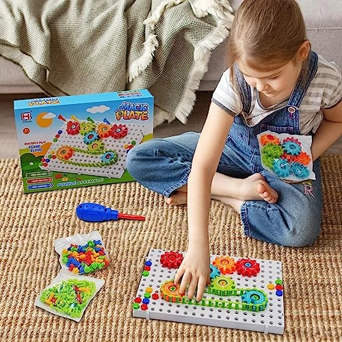 Magic Plate Puzzle Toy - 36 months - 6 years 133 pieces