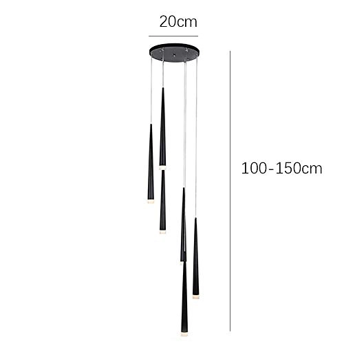 Raindrop Chandelier - 90W Adjustable Height 6 head