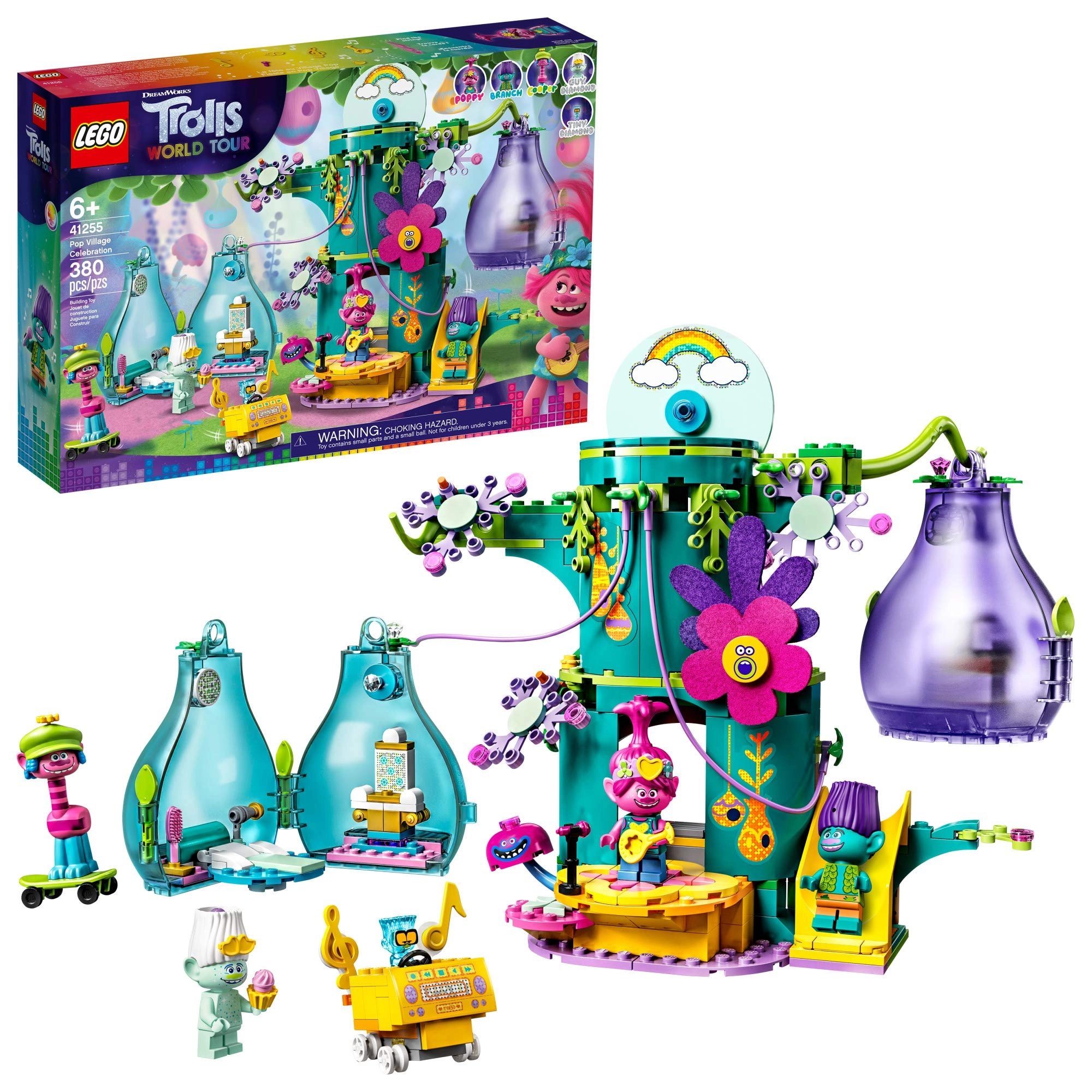 LEGO Trolls Tree House (41255) - Pop Village Celebration