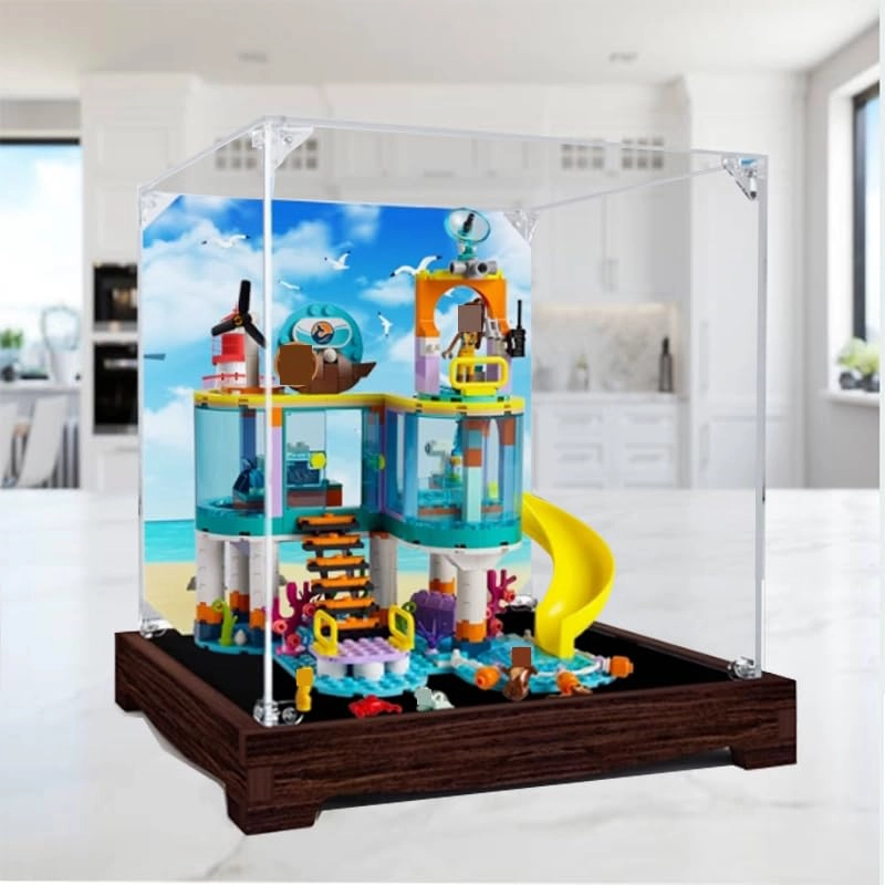 Display Case (41714) - 17.71x9.84x11.81in. Black Bottom 3mm