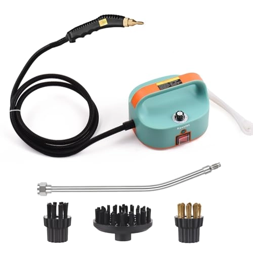 Handheld Steam Cleaner - 1500W 3 Brush Heads