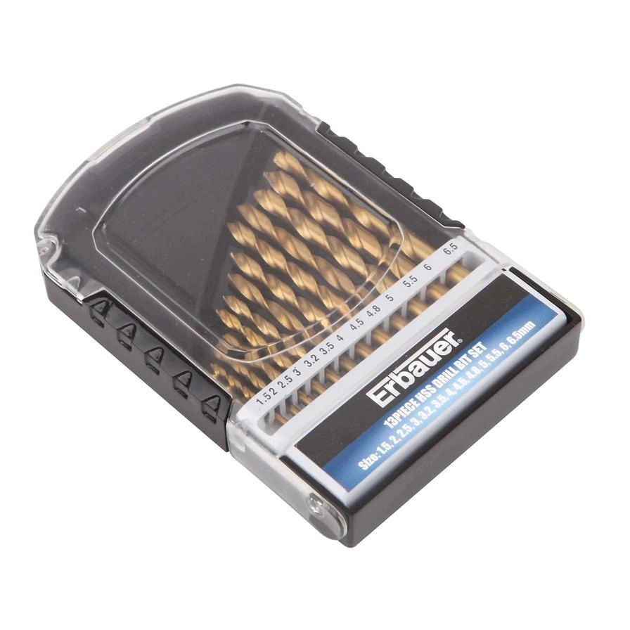 Metal Drill Bit Set - High speed steel 13 piece(s)