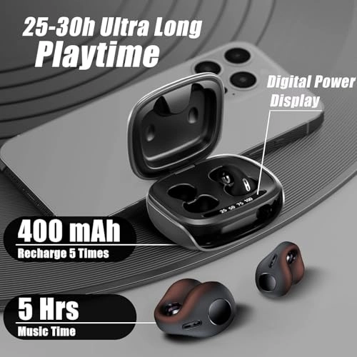 Open Ear Bone Conduction Headphones Wireless Headphone