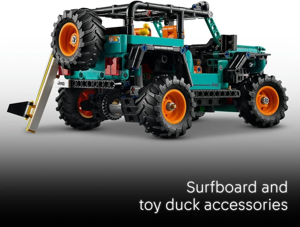 Technic Jeep Wrangler Rubicon (42227) - V6 Engine Steering Suspension