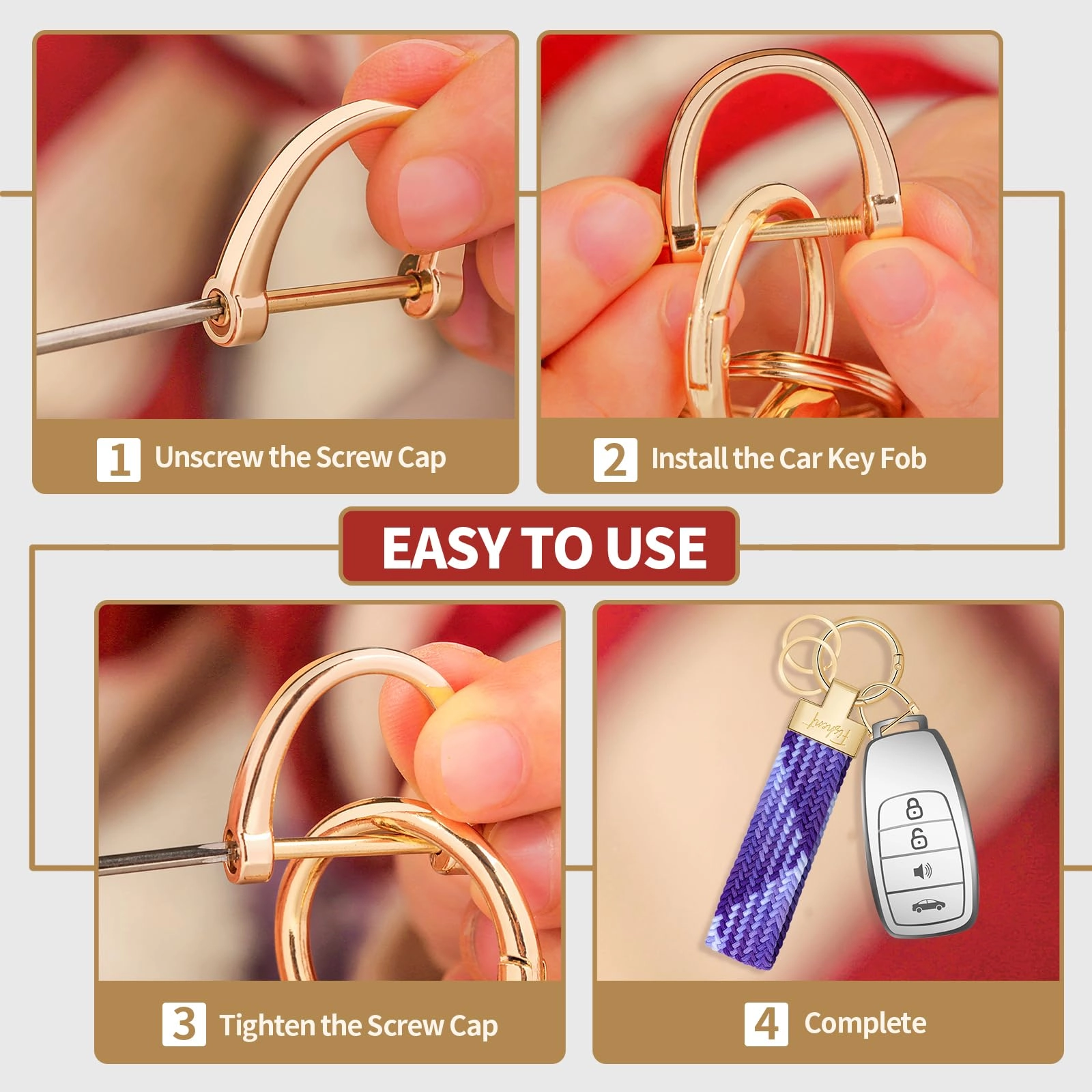 Stretchy Car Keychain - Fun