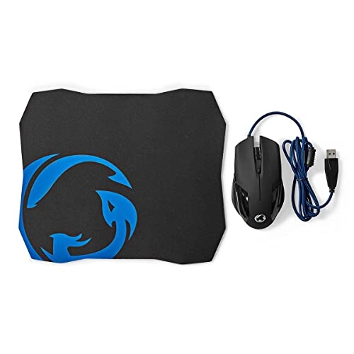 GMMP110BK Gaming Mouse & Mouse Pad Set - USB