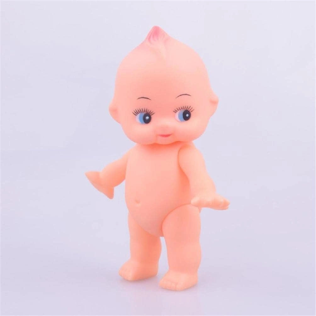 Naichahaohe Soft Silicone Rubber Squeezing Sound Baby Doll - 1pc Silicone Vinyl