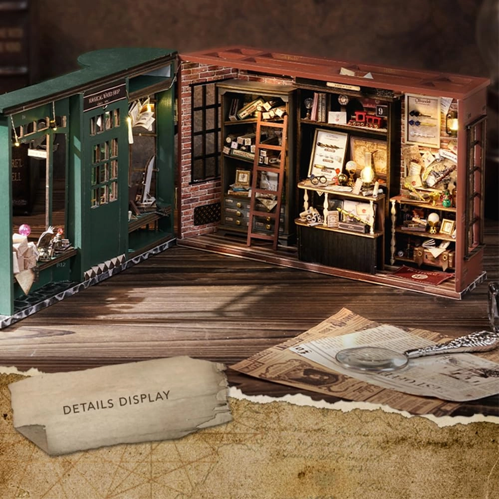 DIY Miniature House Kits - Magic Shop 1:24 Scale