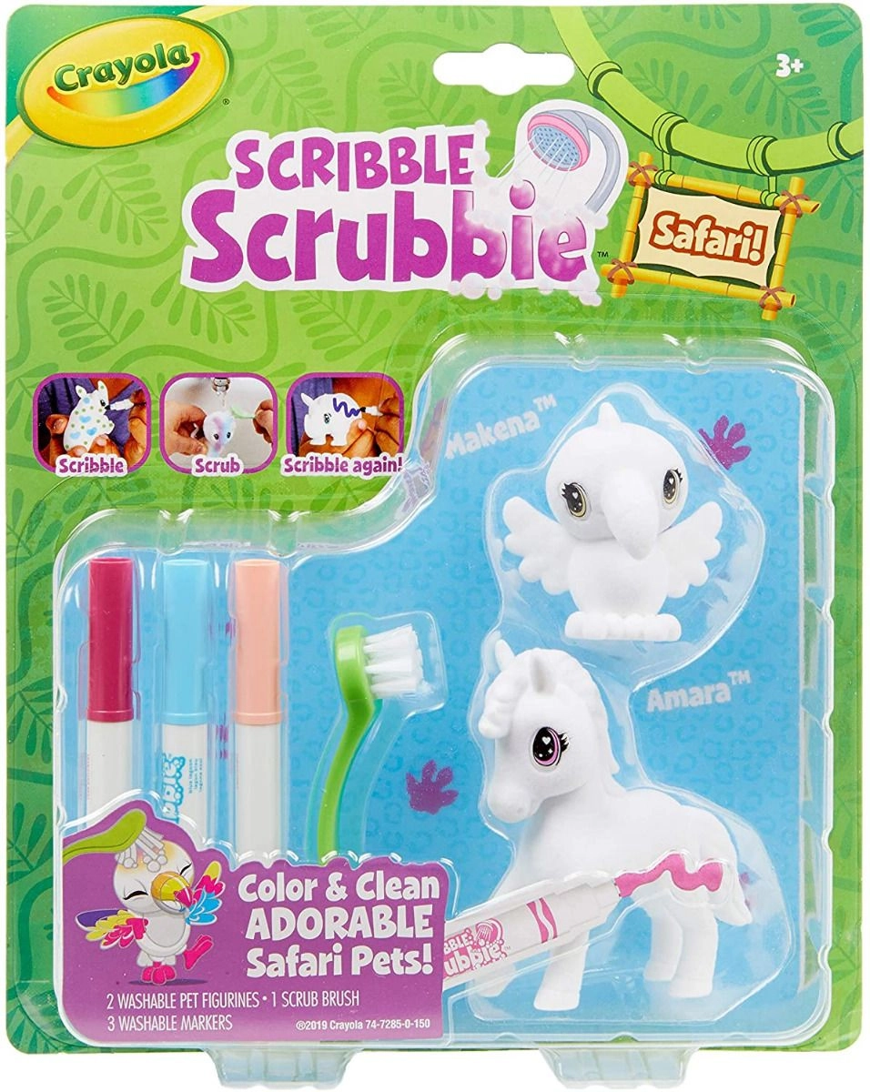 Scribble Scrubbie Safari - 2 Pack